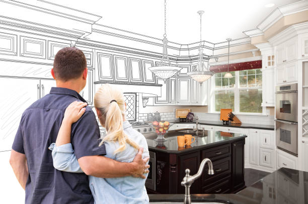 Custom kitchen cabinets installed in a Monticello home